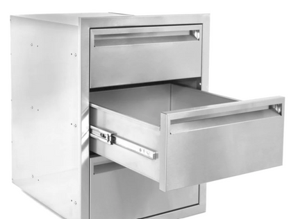 Pacific Coast Manufacturing 350 Series 16" Triple Access Drawer - BBQ-350-DRW3