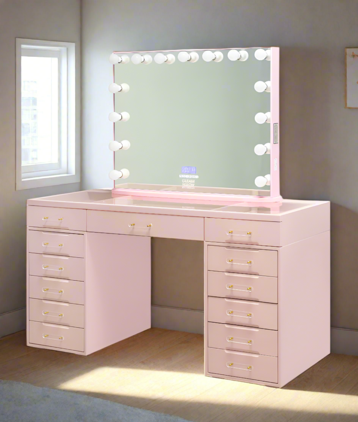 DoCareLife Sofia Pink Vanity Set - DCL-MV001-PINK-S