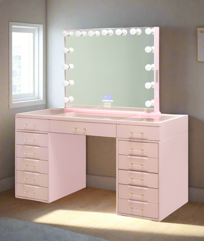 DoCareLife Sofia Pink Vanity Set - DCL-MV001-PINK-S