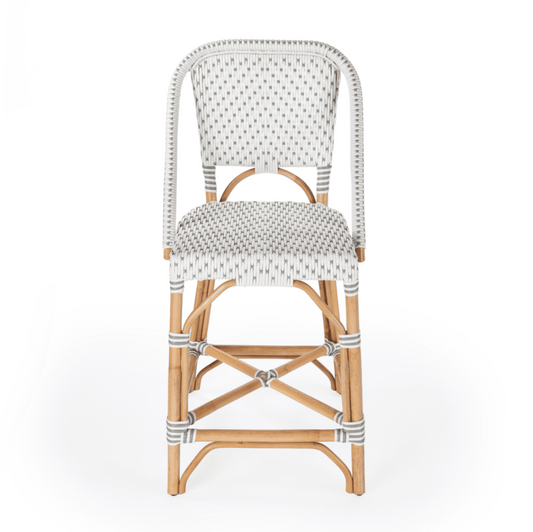 Butler Specialty Company Solstice Rattan 25"" Counter Stool, Gray  - 5399329