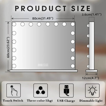 ShineWave Makeup Mirror - Procure Décor