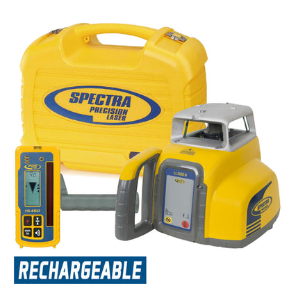 Spectra Precision Laser Package with Receiver and Rechargeable Batteries - LL300N-4