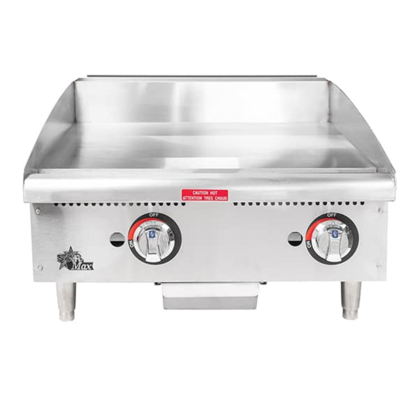 Star 8G-624MF Star-Max® 56,600 BTU 24" Gas Griddle Manual Steel Plate - 8G-624MF