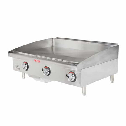 Star 636TSPF Star-Max® 84,900 BTU 36" Gas Griddle Thermostatic Steel - 8G-636TSPF