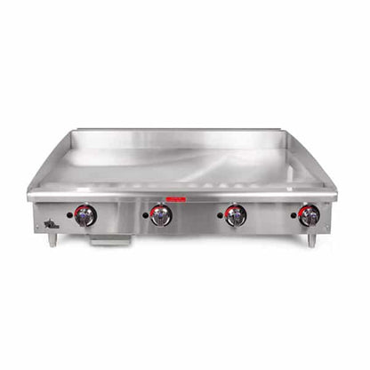 Star 8G-648TCHSF Star-Max® 113,200 BTU 48" Gas Griddle Thermostatic Chrome - 8G-648TCHSF