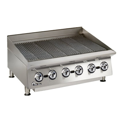 Star 8H-8036CBB 36" 120,000 BTU Natural Gas Ultra-Max® Gas Charbroilers - 8H-8036CBB