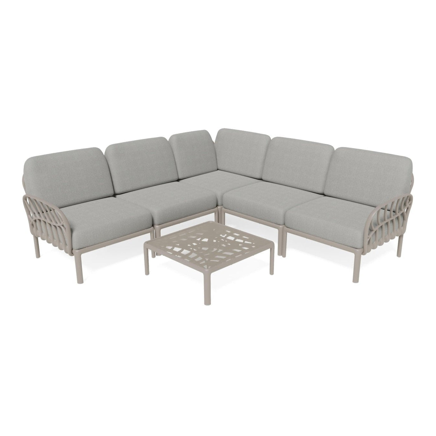 Strata Furniture Dahlia Patio Corner Sofa and Table  - ODAXSETGG