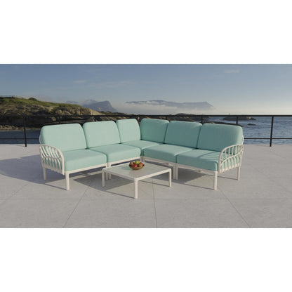 Strata Furniture Dahlia Patio Corner Sofa and Table  - ODAXSETWM