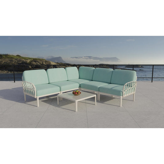 Strata Furniture Dahlia Patio Corner Sofa and Table  - ODAXSETWM
