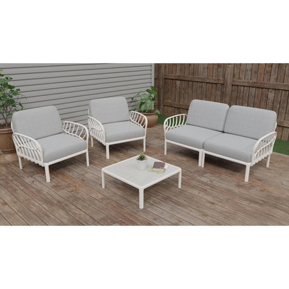 Strata Furniture Dahlia Patio Loveseat and Chair Group  - ODALCCTWG