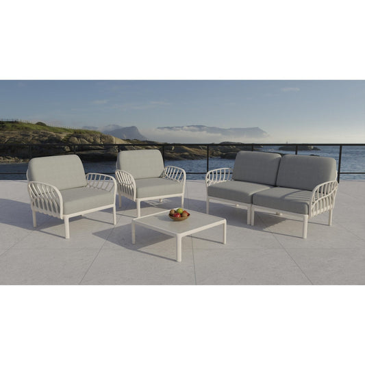 Strata Furniture Dahlia Patio Loveseat and Chair Group  - ODALCCTWG