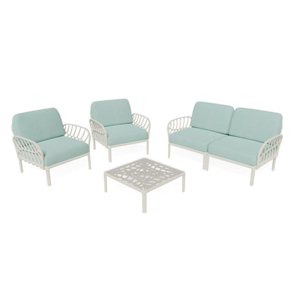 Strata Furniture Dahlia Patio Loveseat and Chair Group  - ODALCCTWM
