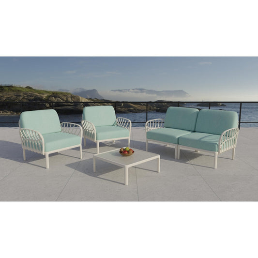 Strata Furniture Dahlia Patio Loveseat and Chair Group  - ODALCCTWM