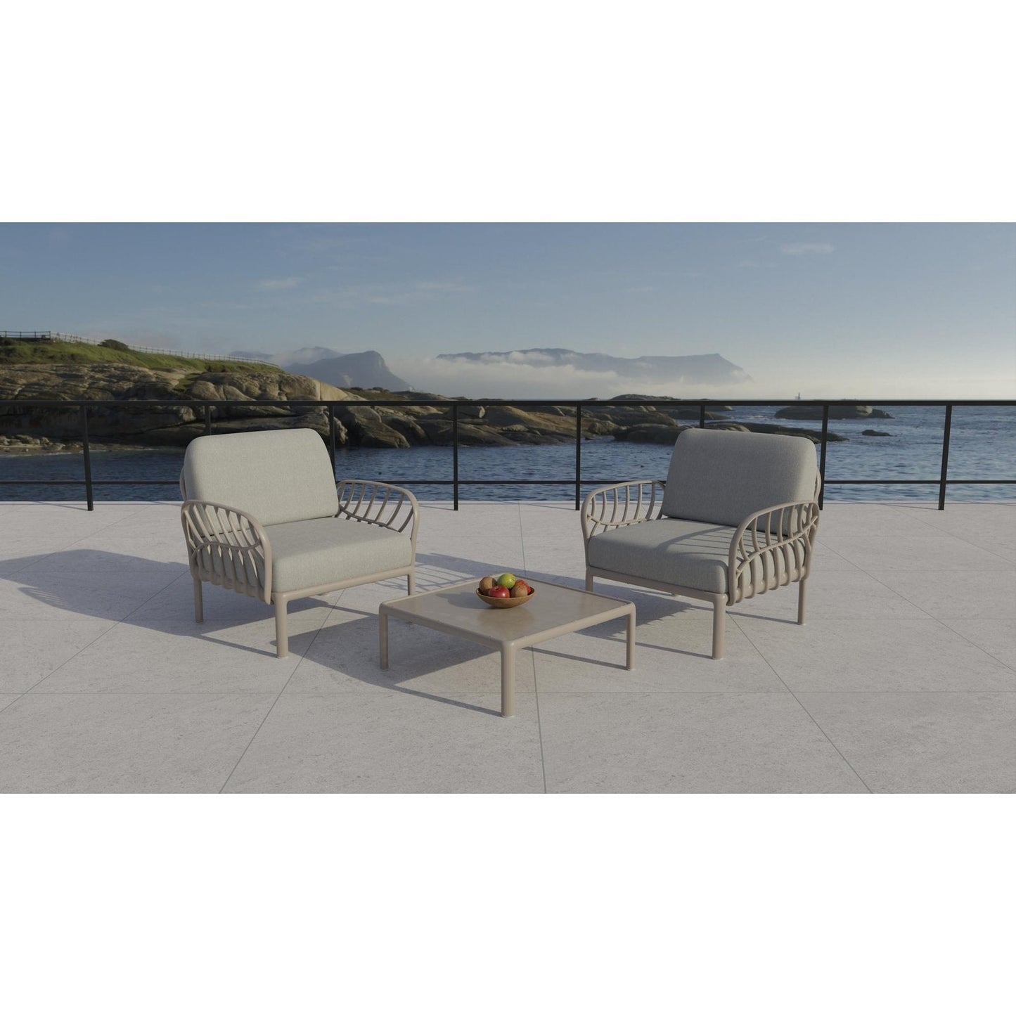Strata Furniture Dahlia Patio Set Chairs and Table -  ODACCTGG