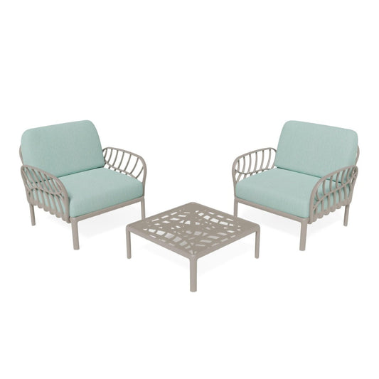 Strata Furniture Dahlia Patio Set Chairs and Table -  ODACCTGM