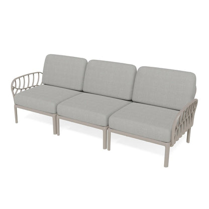 Strata Furniture Dahlia Patio Sofa Grey  - ODASGG