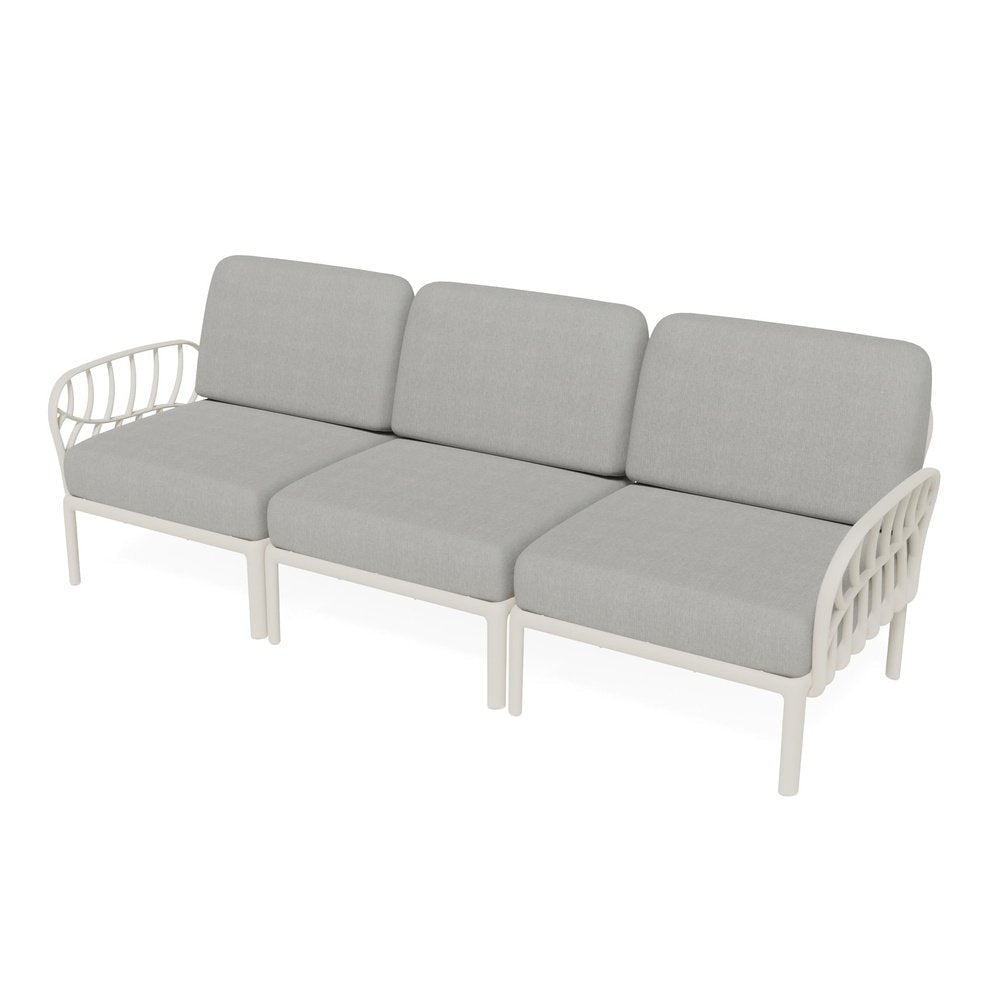 Strata Furniture Dahlia Patio Sofa White  - ODASWG