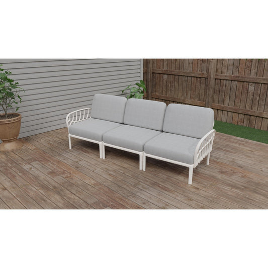 Strata Furniture Dahlia Patio Sofa White  - ODASWG