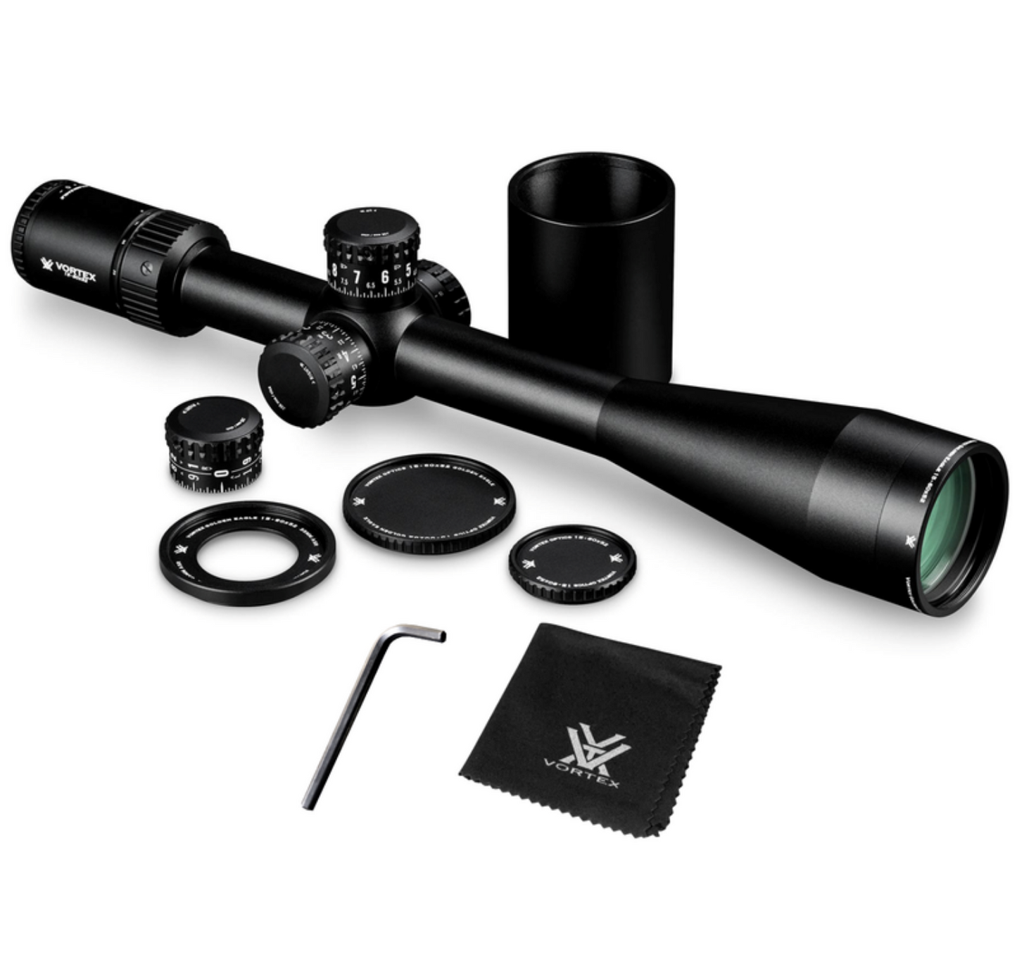 Vortex Optics Golden Eagle HD 15-60x52 Second Focal Plane  SFP MOA Riflescope - SCR-1