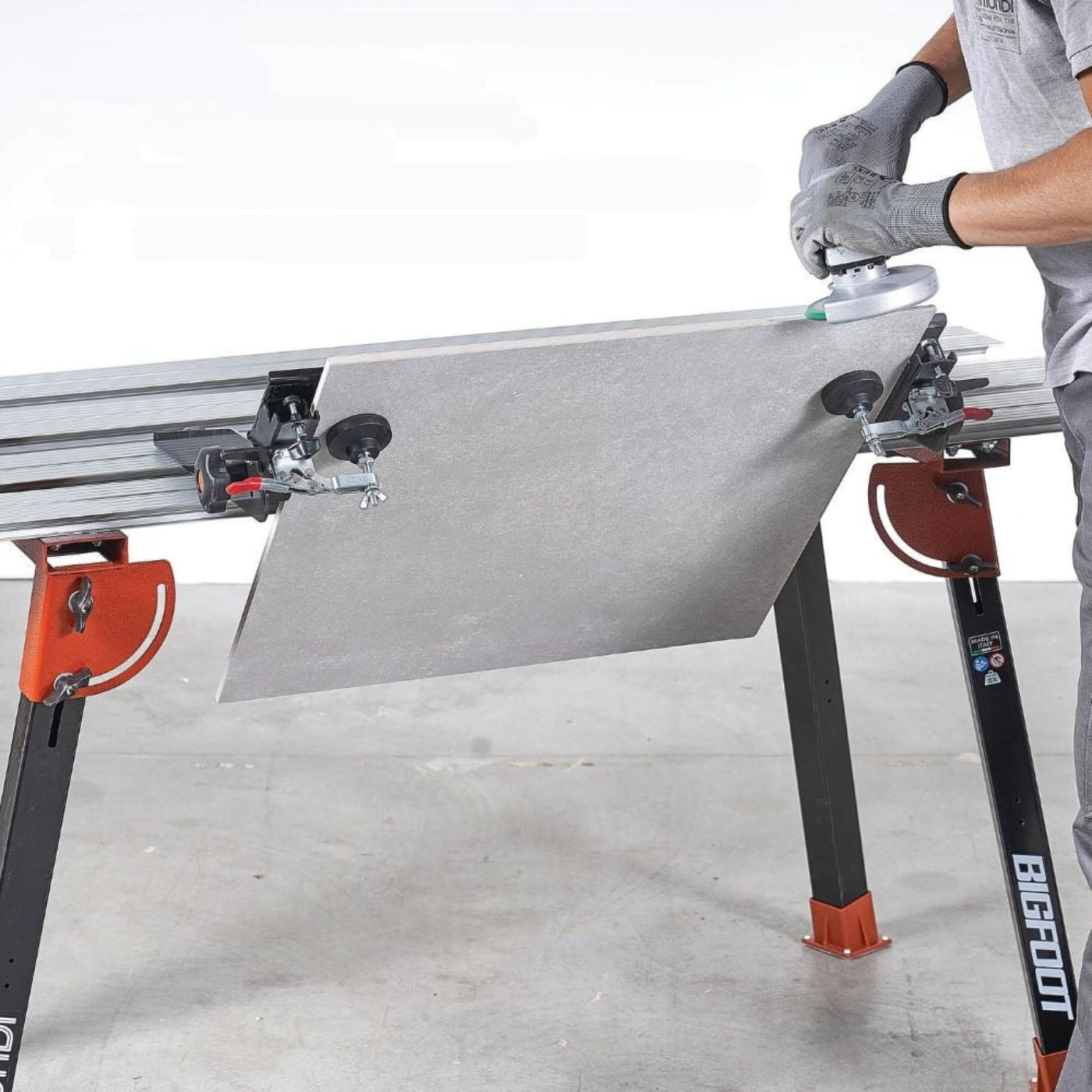 Raimondi Variable Angle Vertical Tile Clamps for Bigfoot Work Benches - TCWBVC2VA