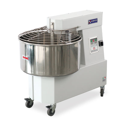 AMPTO Spiral Mixer 66 Lbs. 52 L (55 Qt) Flour Cap. 2 Speeds. 220V/60-50/1 - TS44MD