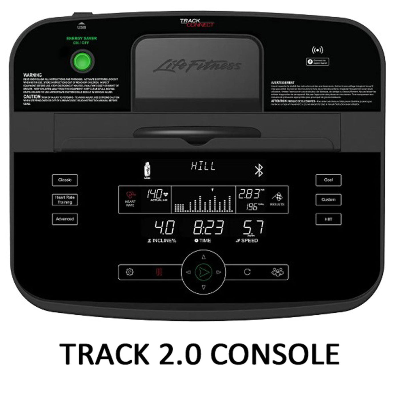 Life Fitness E1 Elliptical - E1-XX00-0105TRACK2.0