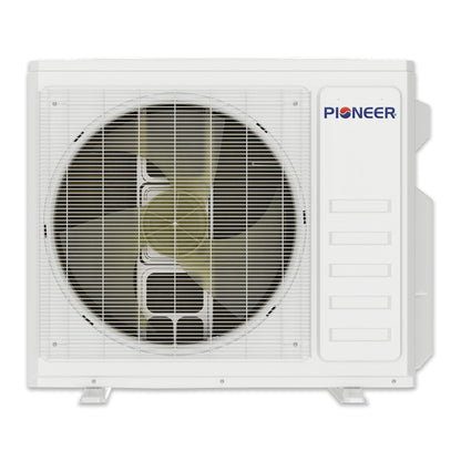 Pioneer Dual Split 24000 BTU 2-Ton Quantum Ultra Wi-Fi 24 SEER2 Energy-Star Multi (2) Zone Wall Mount Air Conditioner Heat Pump 230-Volt - WYT030GLSI24M3-12W-12W