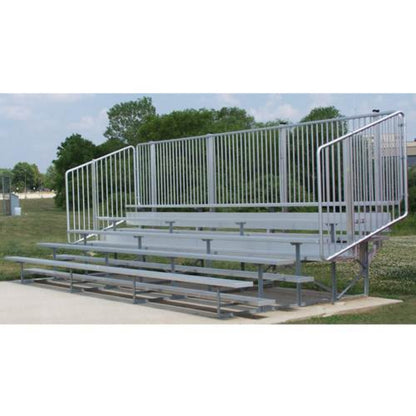 Bleacher  VIP Series Bleachers with Vertical Picket Railing - 1196542