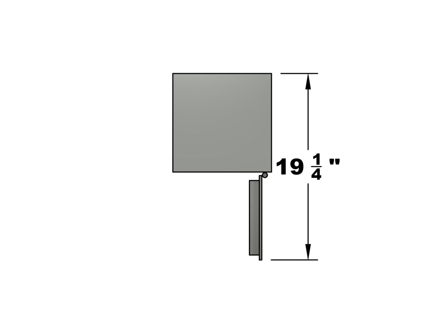 Hayman  Heavy Duty 8" Deep Wall Safe - WS6-C