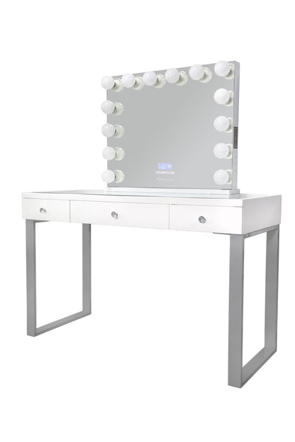 DoCareLife Nicole Vanity Set - Drawer Column - DCL-NICOLE-GWHITE
