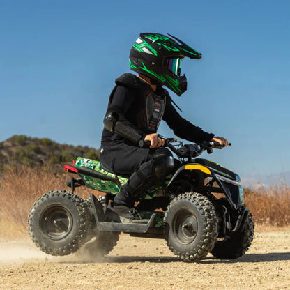 Droyd Fury ATV for Kids Electric 36V 8Ah Lithium Ion 500W Brushless 10 Miles 15 MPH New - XW-A01-GRO