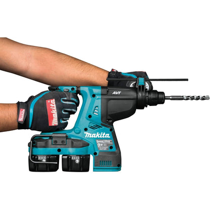 Makita  36V (18V X2) LXT Brushless 1-1/8" AVT Rotary Hammer Kit, accepts SDS-PLUS bits, 3-mode, var. spd., dual port charger, bag - XRH08PT