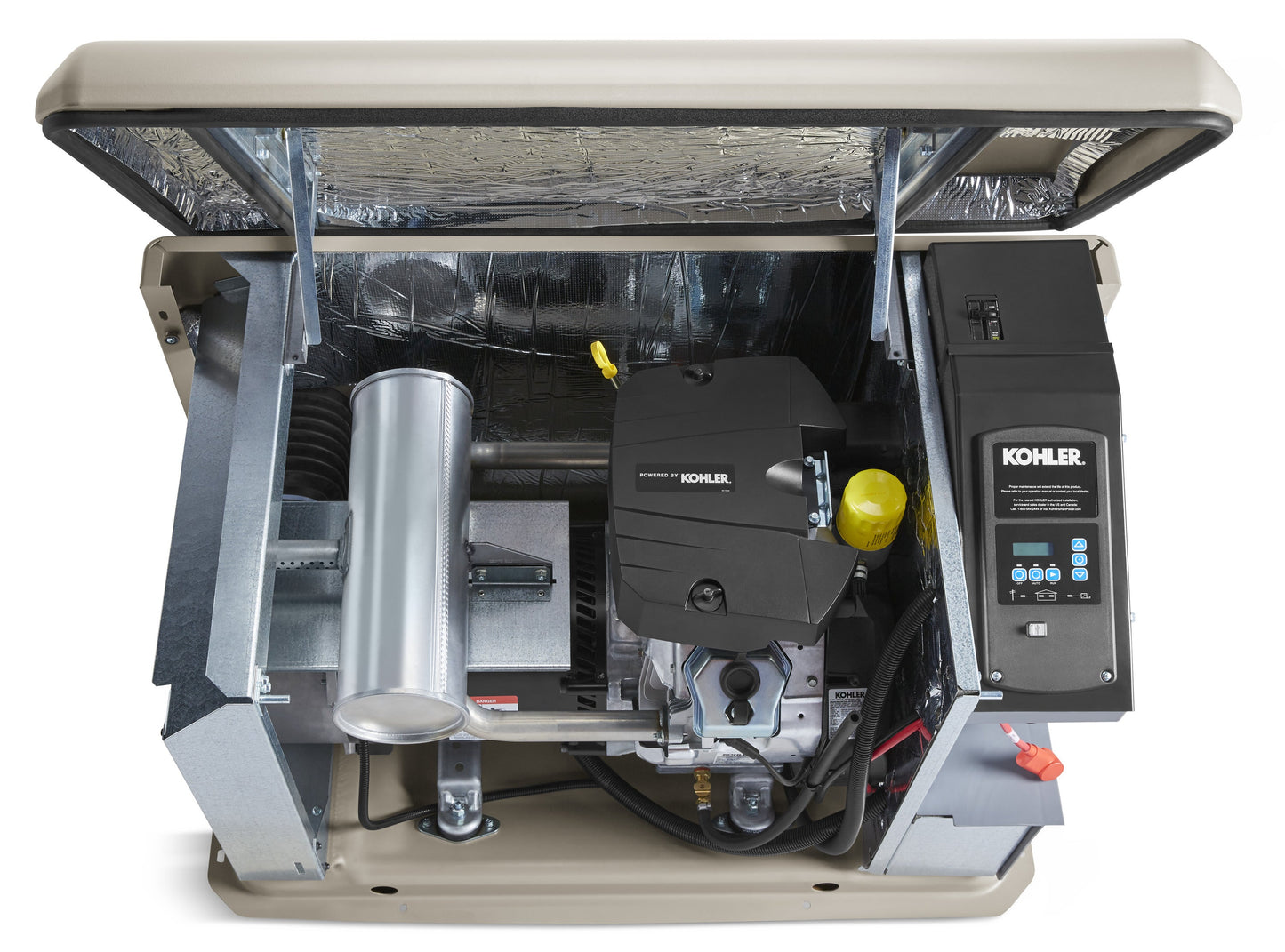 Kohler 20KW Standby Generator w/ 200 Amp Automatic Transfer Switch and App Connect Scratch and Dent -  20RCAL-200SELS