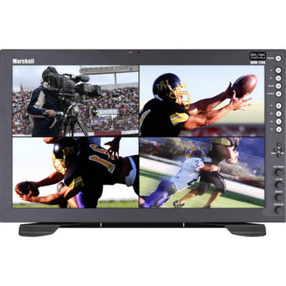 Marshall  Desktop Quad View 17 inch native resolution. 4K quad 3GSDI (IMD) Monitor w/ desktop stand - QVW-1708-3G-DT