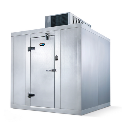AmeriKooler QC08XX77**FBSC Indoor Walk-In Cooler 8' Wide (Door Side) 7'7"H With Floor - AKQC080877FBSC