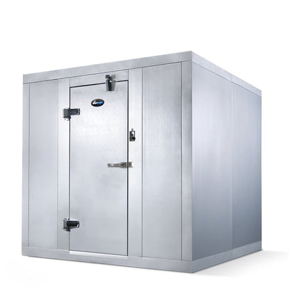 AmeriKooler QF06XX77**FBSM 6' Wide (Door Side) Indoor Walk-In Freezer -10°F w/ Floor 7'7" H - AKQF060677FBSM