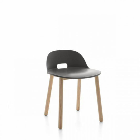 Emeco Alfi Low Back Chair - ALFI18ALDARKBROWN