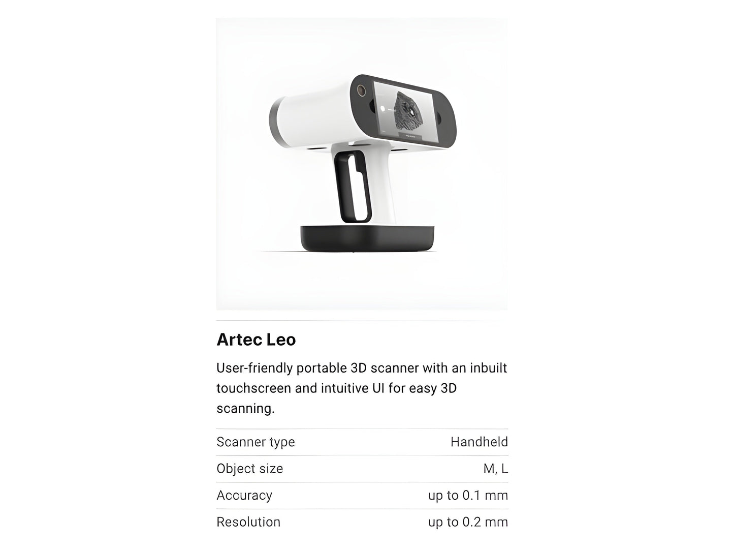 Artec Leo 3D Scanner Premium Pack (EDU)