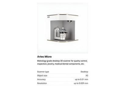 Artec Micro 3D Scanner