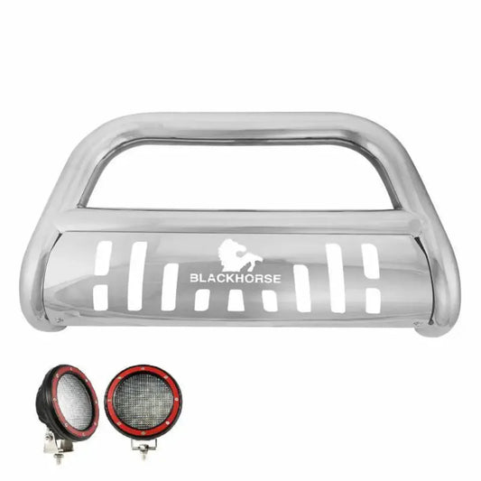 BBJPWR18-SP-PLFR Black Horse Bull Bar Kit
