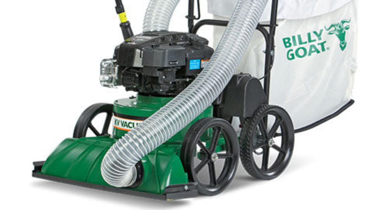 Billy Goat 27 Wide Push Vacuum, Serrated, Briggs 190cc Engine - KV601