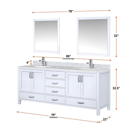 Jacques 84" x 22" Double Bath Vanity - Backyard Provider