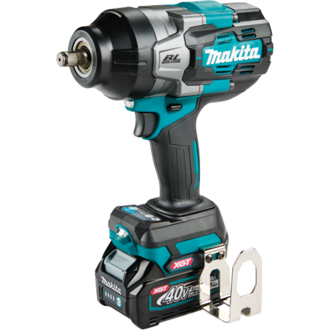 Makita 40V max XGT Brushless Cordless 4‑Speed High‑Torque 1/2" Sq. Drive Impact Wrench Kit w/ Friction Ring Anvil  - GWT02D