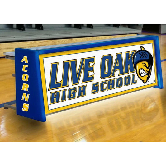 Bleacher Bison 8' Sport Pride LED Illuminated Scorers Table - ST85FI