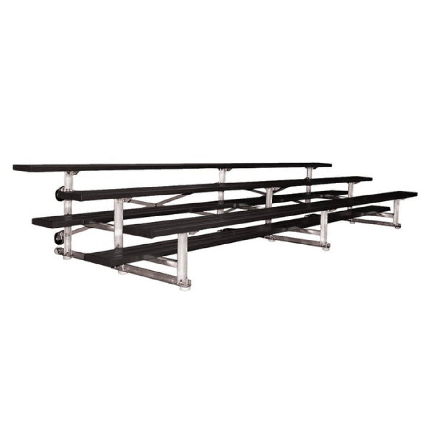 Bleacher - 15 ft. (3 Row - Single Foot Plank) -Tip & Roll - BLCH-3TRG
