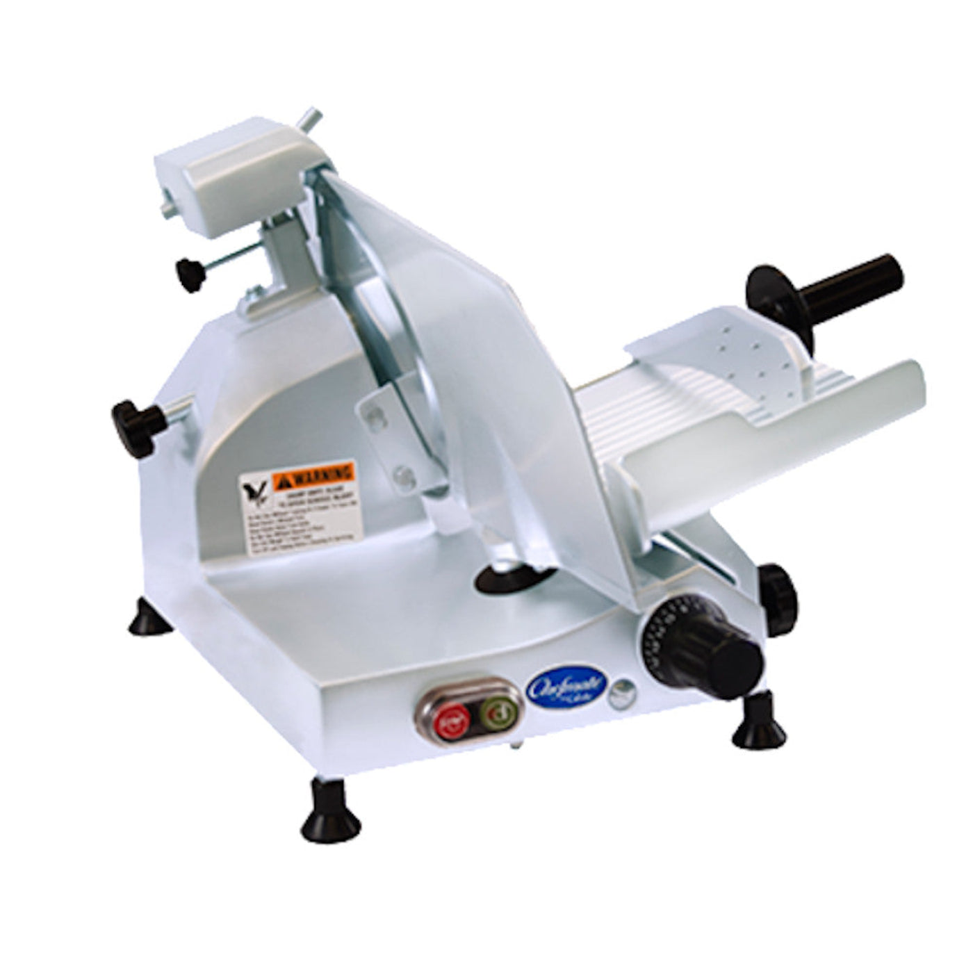 Globe Chefmate 10" Manual Gravity Feed Slicer - 1/4 HP - GLC10