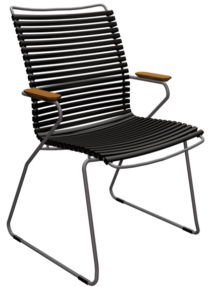 HOUE CLICK Outdoor Dining Chair w/Armrests - Tall Back - Procure Décor