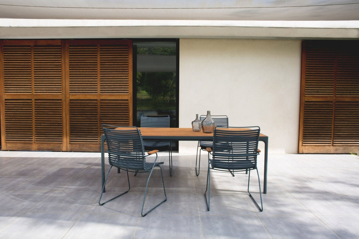 HOUE CLICK Outdoor Dining Chair w/Armrests - Tall Back - Procure Décor