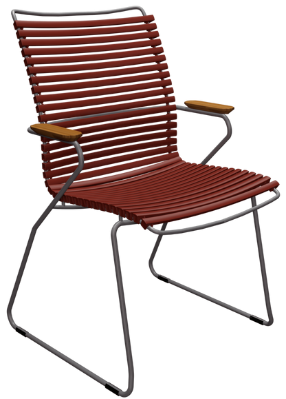 HOUE CLICK Outdoor Dining Chair w/Armrests - Tall Back - Procure Décor