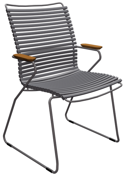 HOUE CLICK Outdoor Dining Chair w/Armrests - Tall Back - Procure Décor